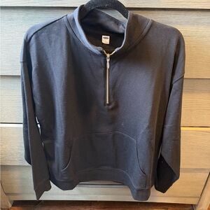 Old Navy Black Half-Zip Women's Sweater